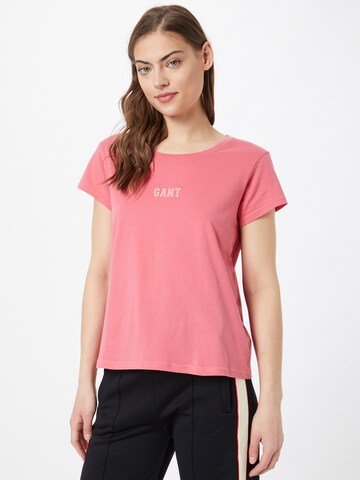 GANT Shirt in Roze: voorkant