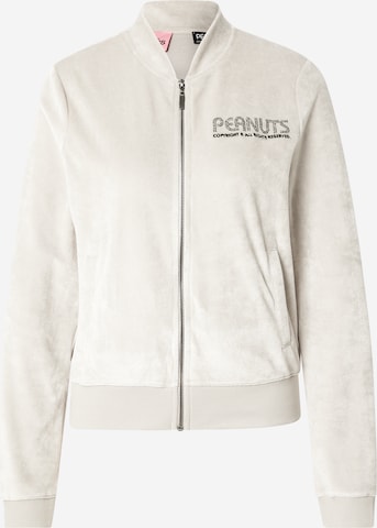 PRINCESS GOES HOLLYWOOD Bluza rozpinana sportowa 'Snoopy Сool Сollage' w kolorze beżowy: przód