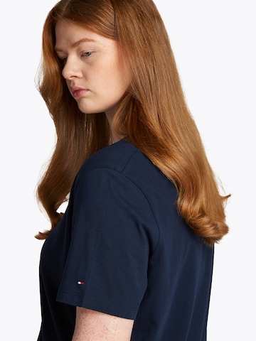 Tommy Hilfiger Curve Shirts i blå