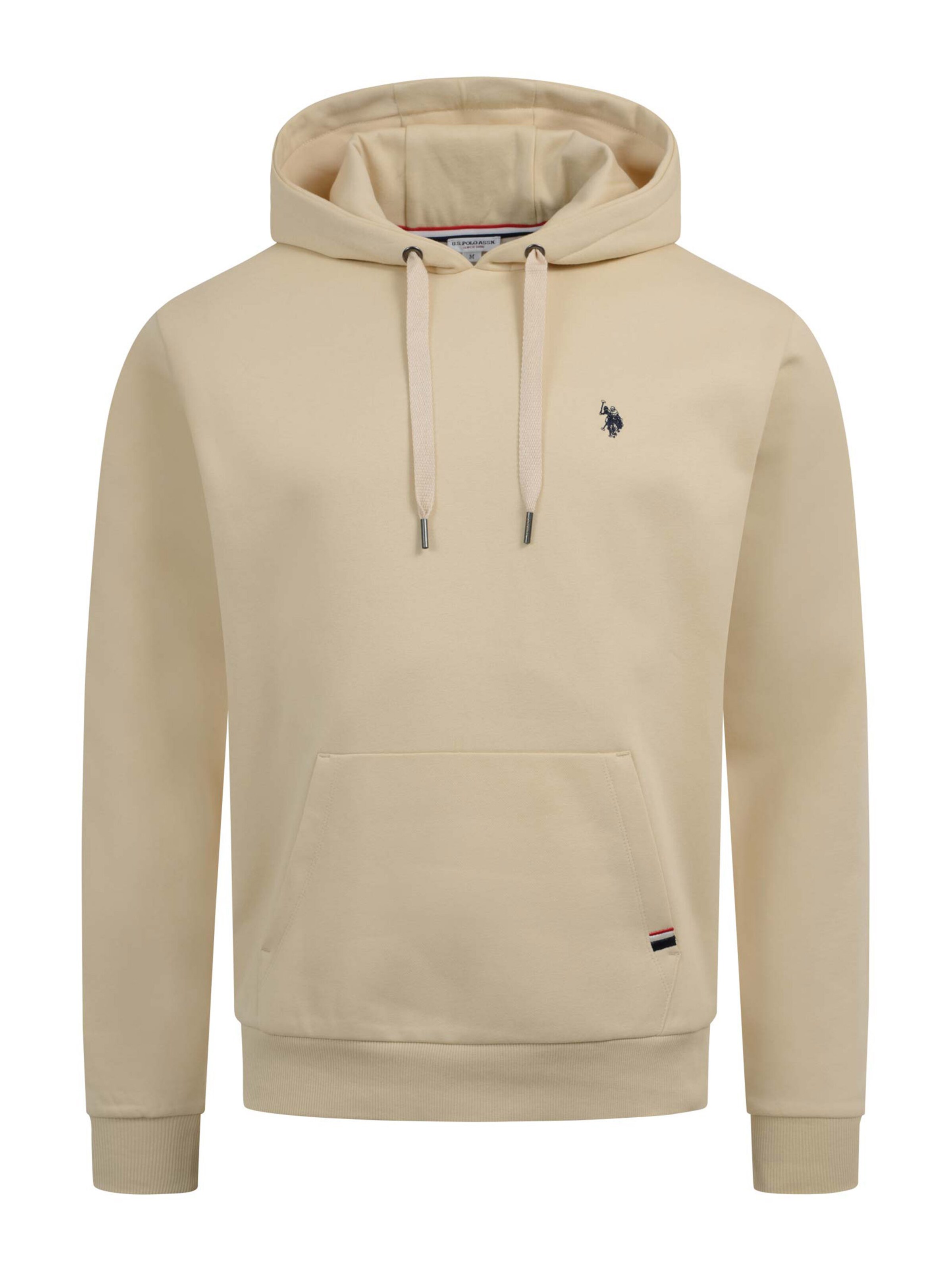 U.S. POLO ASSN. Sweatshirt in Beige: front