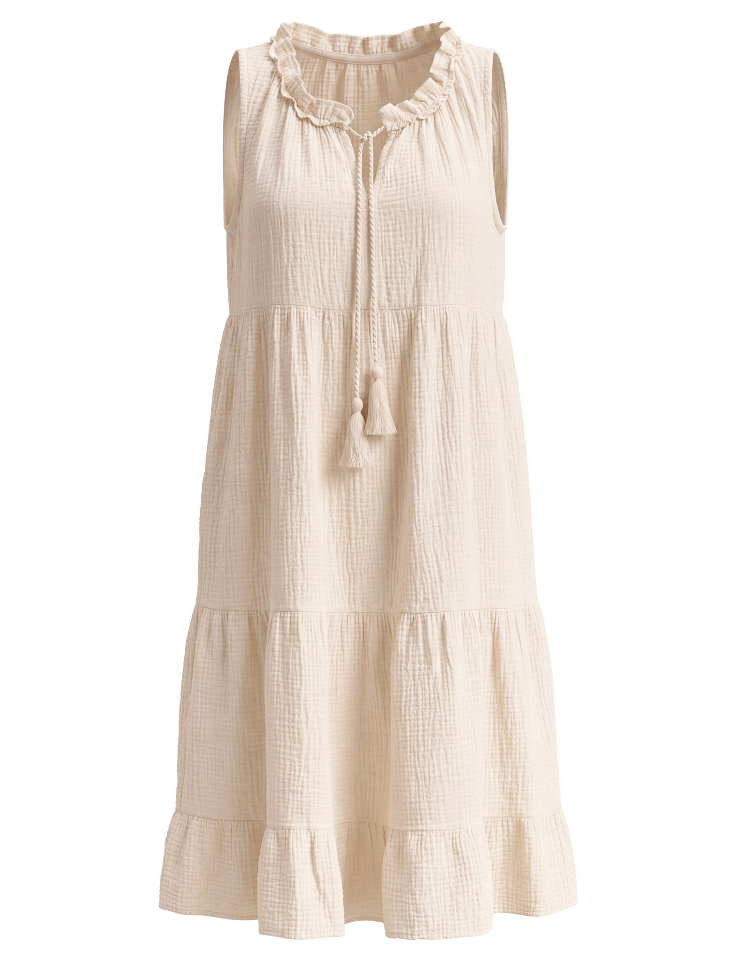 Seasons of April Sommerkleid in Beige: Vorderseite