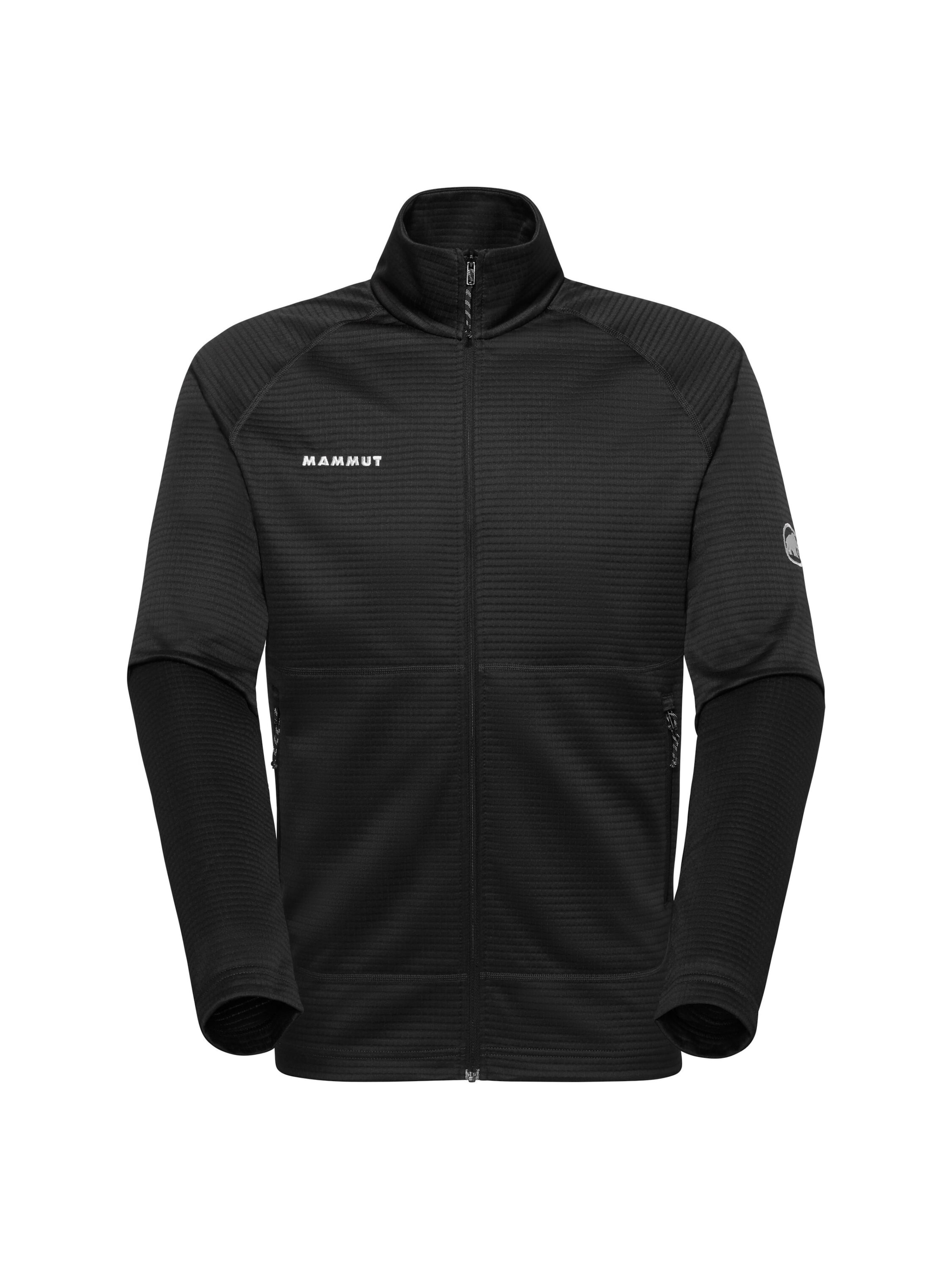 MAMMUT Athletic Fleece Jacket in Black: front