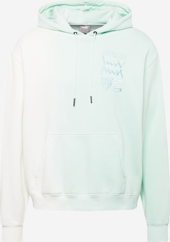 PUMA Athletic Sweatshirt 'First Pick' in Green: front