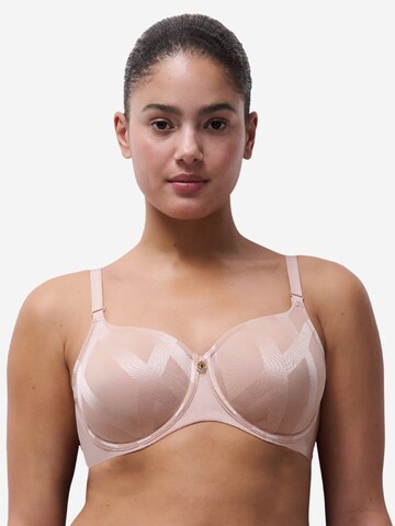 Chantelle BH 'Glaze' in Beige: voorkant