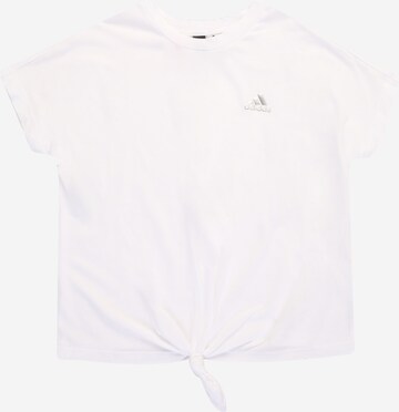 ADIDAS PERFORMANCE - Camisa funcionais em branco: frente