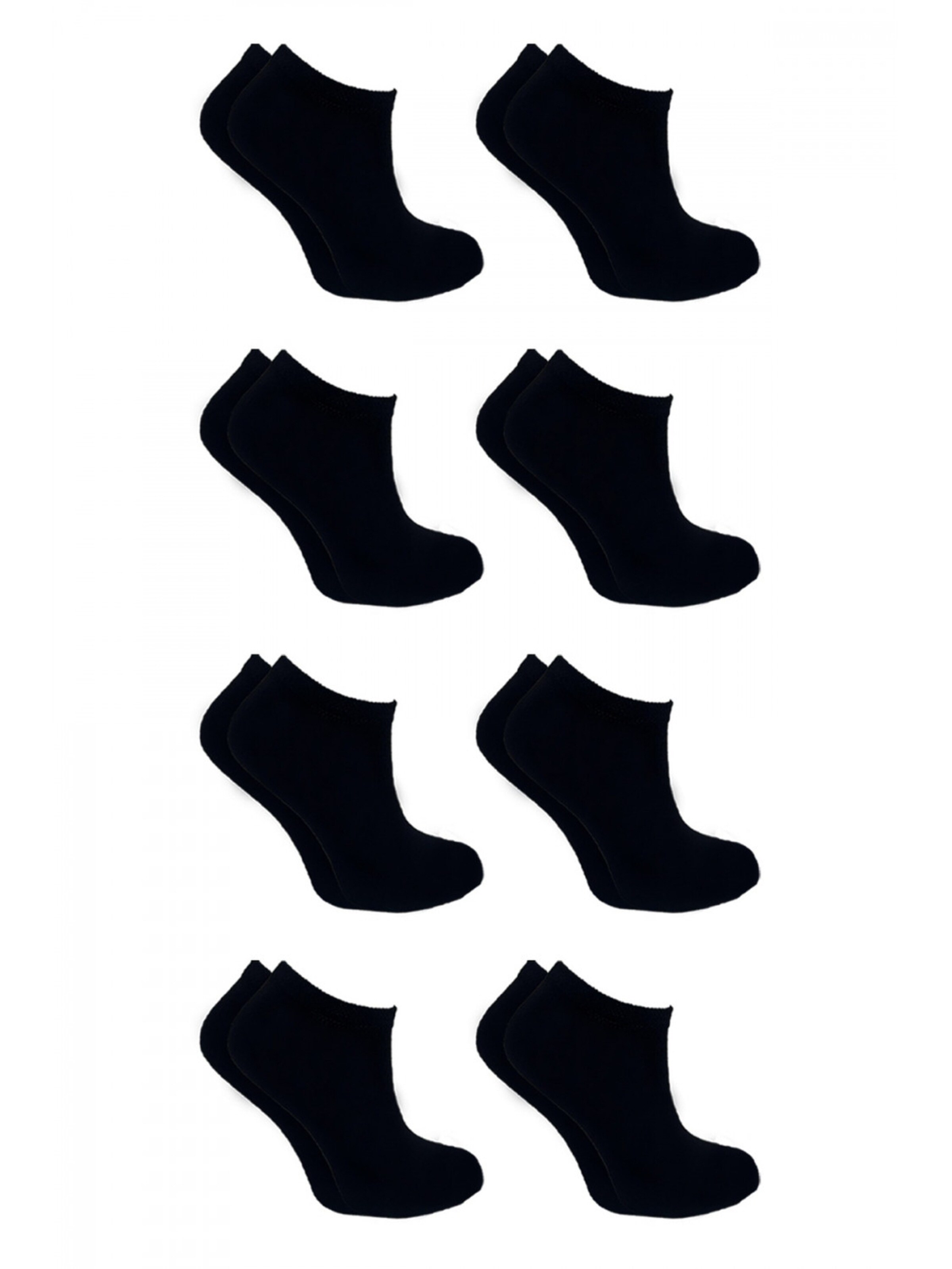 El Sueno Sokken 'Sneaker Socken' in Zwart