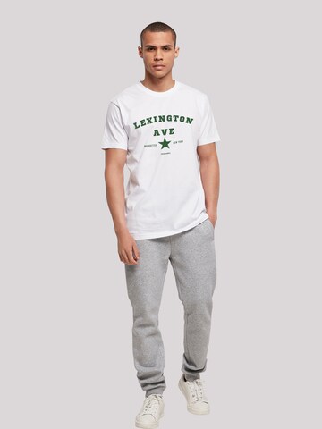 T-Shirt 'Lexington Ave' F4NT4STIC en blanc