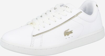 LACOSTE Sneaker 'Carnaby' in gold / weiß, Produktansicht