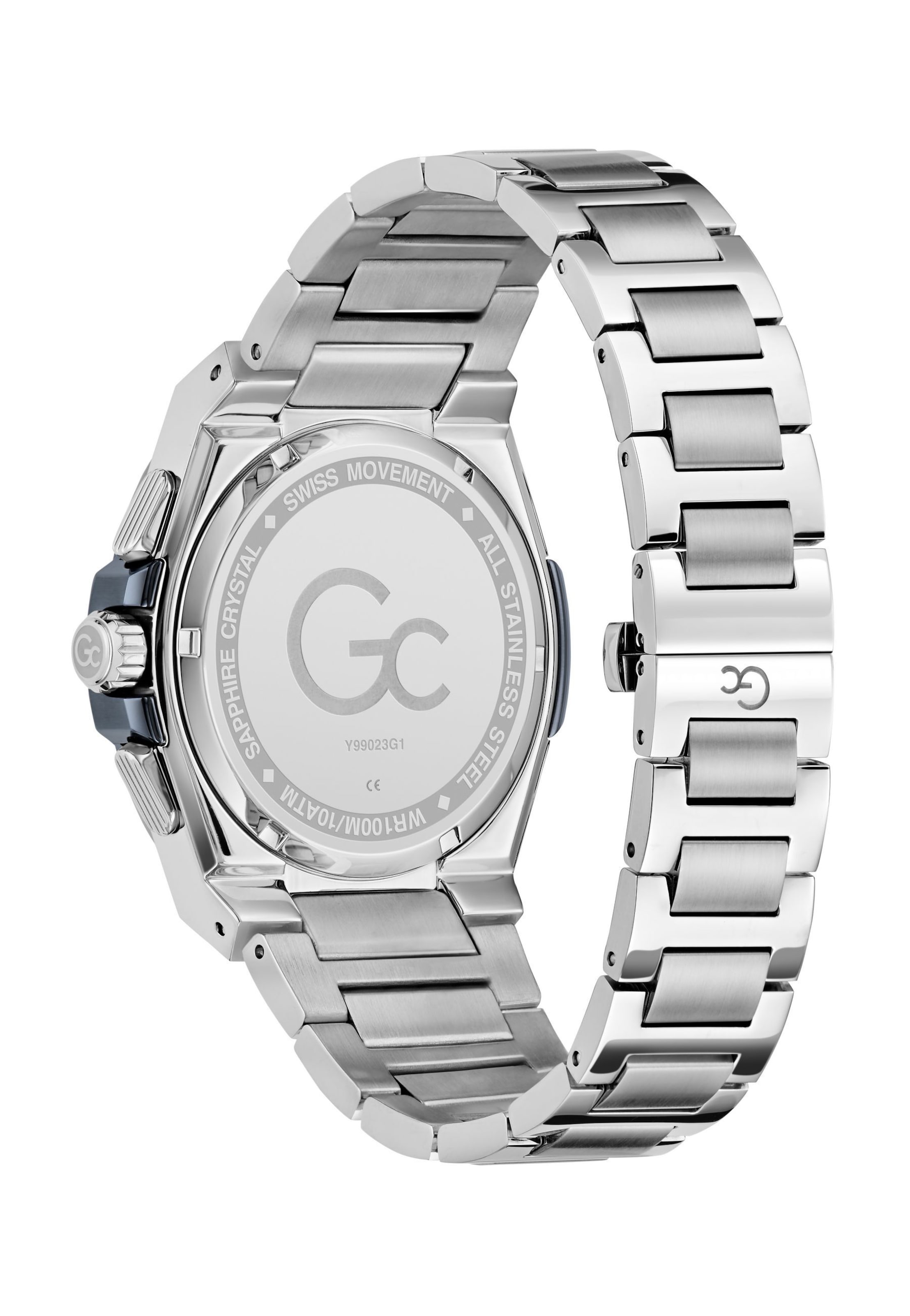 Gc Analog Watch 'Coussin' in Silver