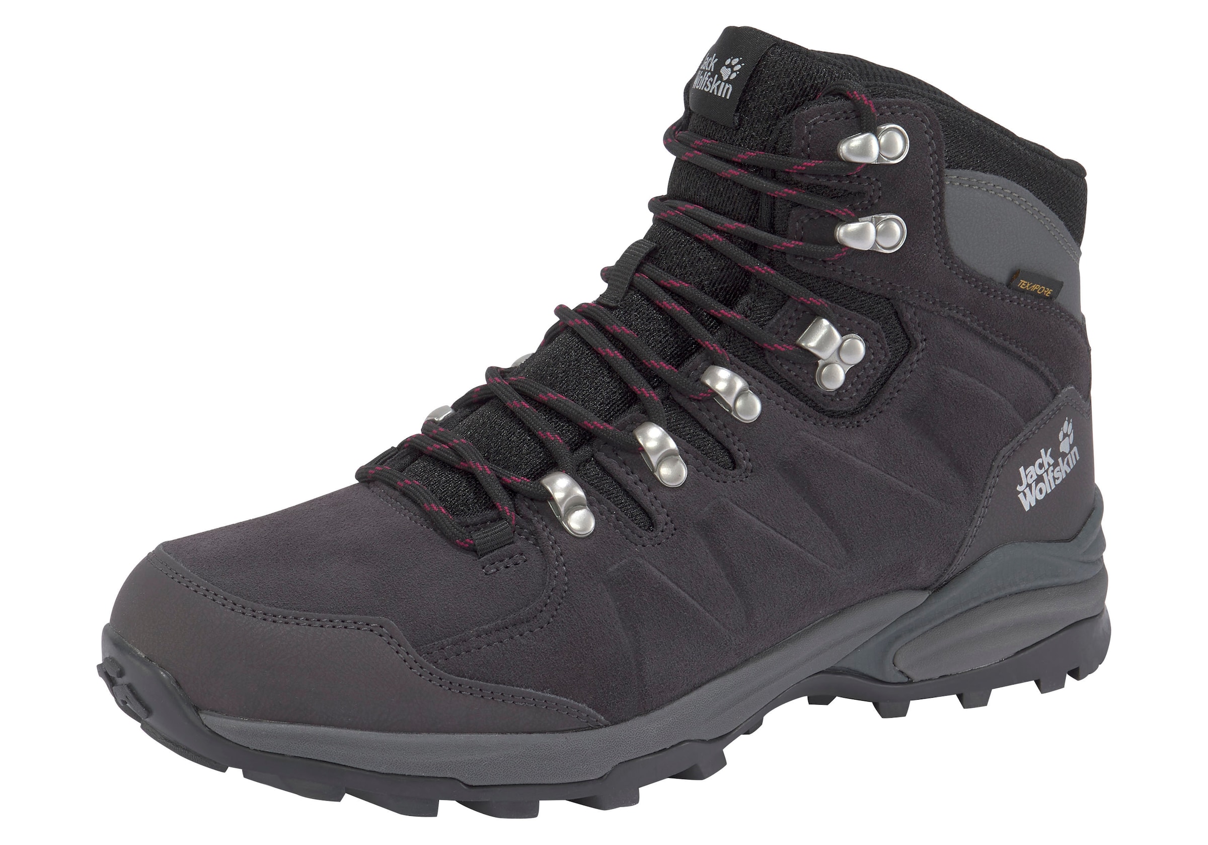 Boots 'Refugio' JACK WOLFSKIN en noir : devant
