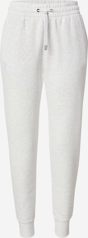 UNDER ARMOUR Tapered Urheiluhousut värissä harmaa: etupuoli