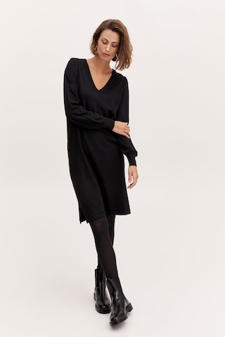 Fransa Knitted dress 'BLUME' in Black