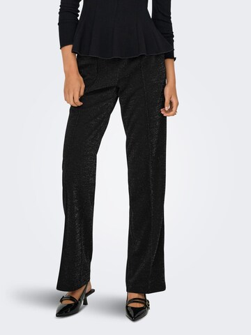 ONLY Baggy Broek 'poptrash-suki' in Zwart: voorkant