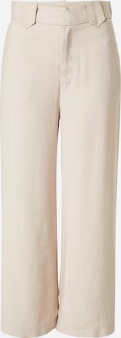 ABOUT YOU Wide leg Trousers 'Valentine' in Beige: front