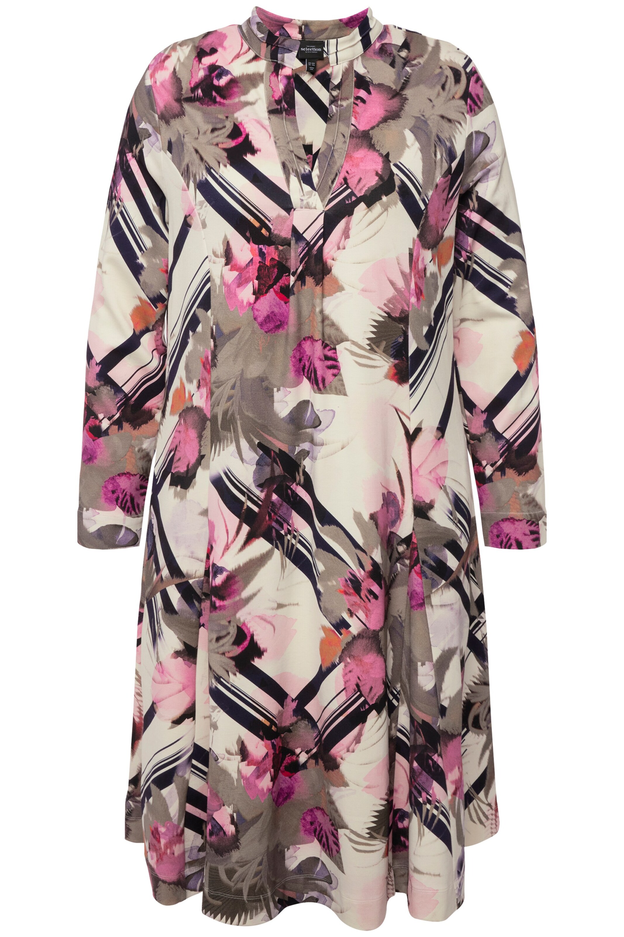 Ulla Popken Shirt dress in Mixed colours: front