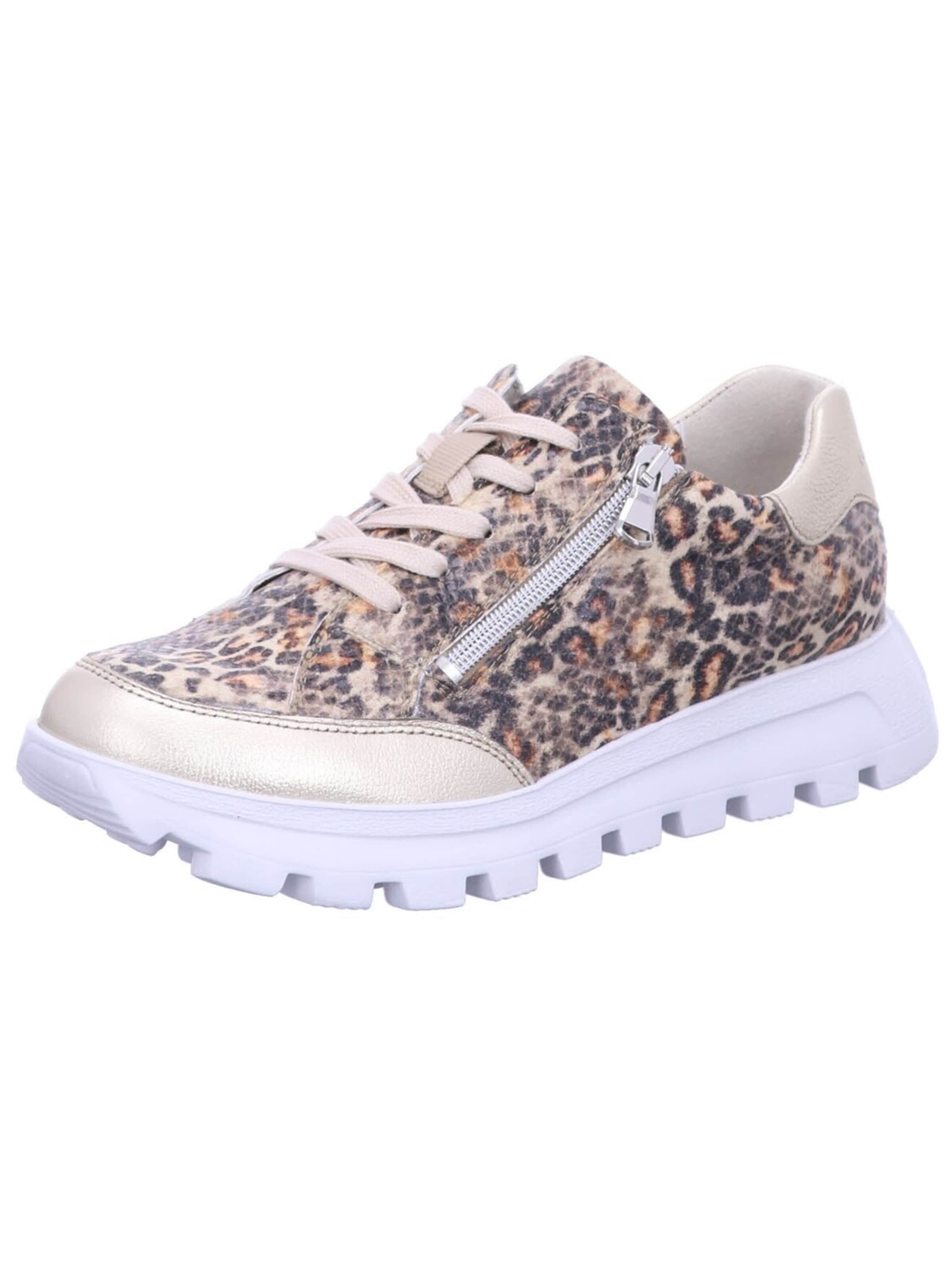 WALDLÄUFER Sneaker low 'Sneaker Low Damen 993008-200 347 Echtleder in beige'‌‌‌‌‌‌ in 38,5 in beige, Produktansicht