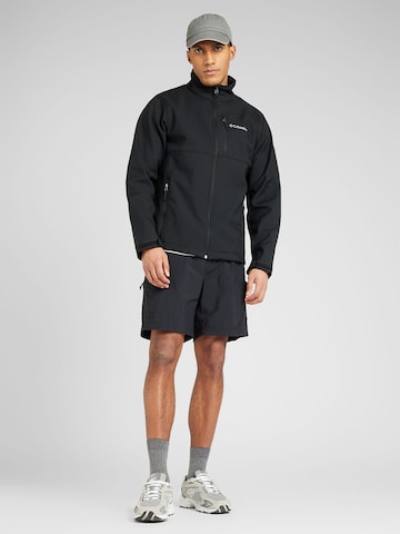 COLUMBIA Normalny krój Spodnie outdoor 'Summerdry' w kolorze czarny