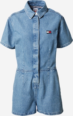 Tommy Jeans Jumpsuit in Blauw: voorkant