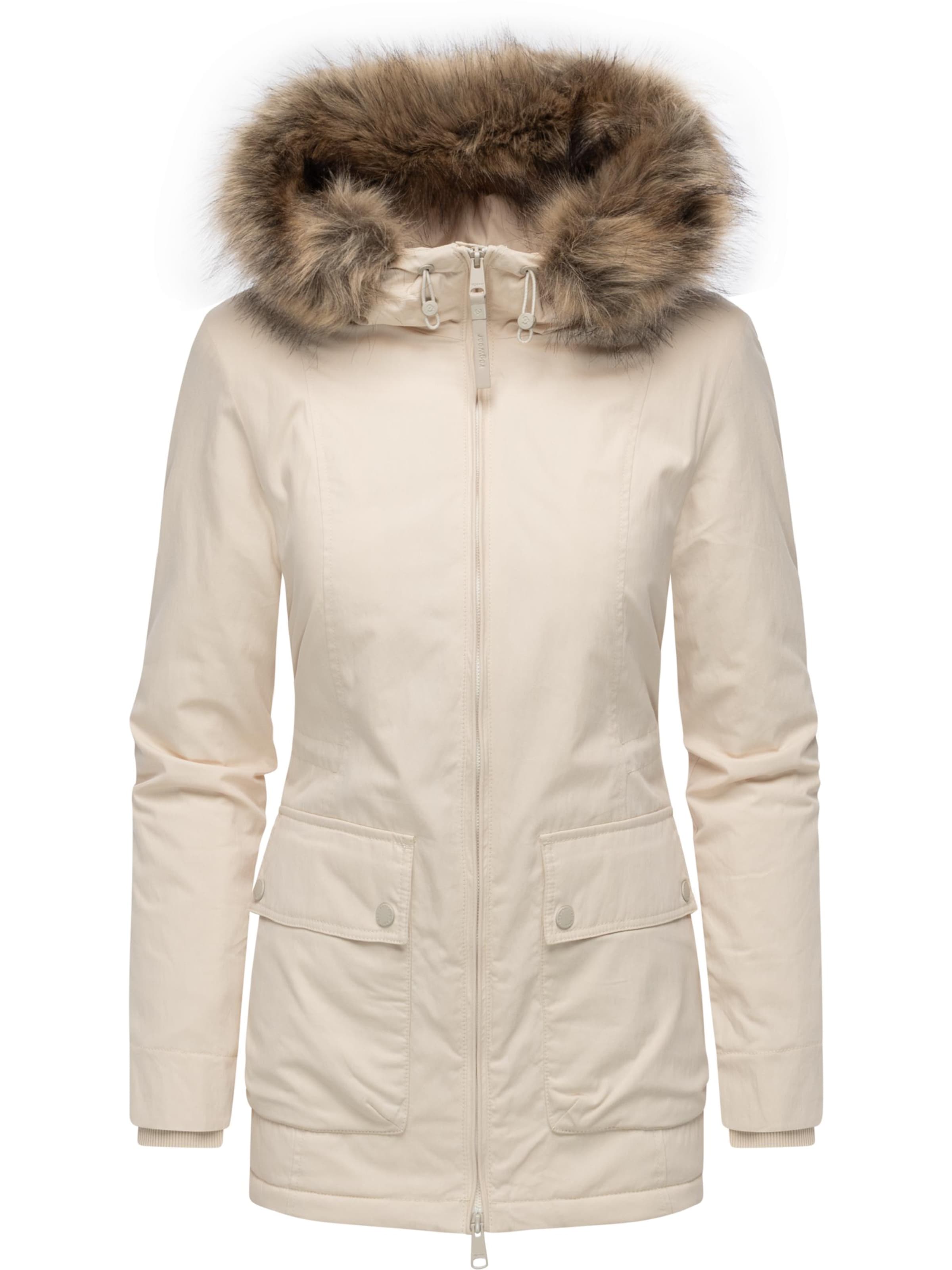 bēšs Ragwear Ziemas mētelis 'Monadetta Youmodo': no priekšpuses