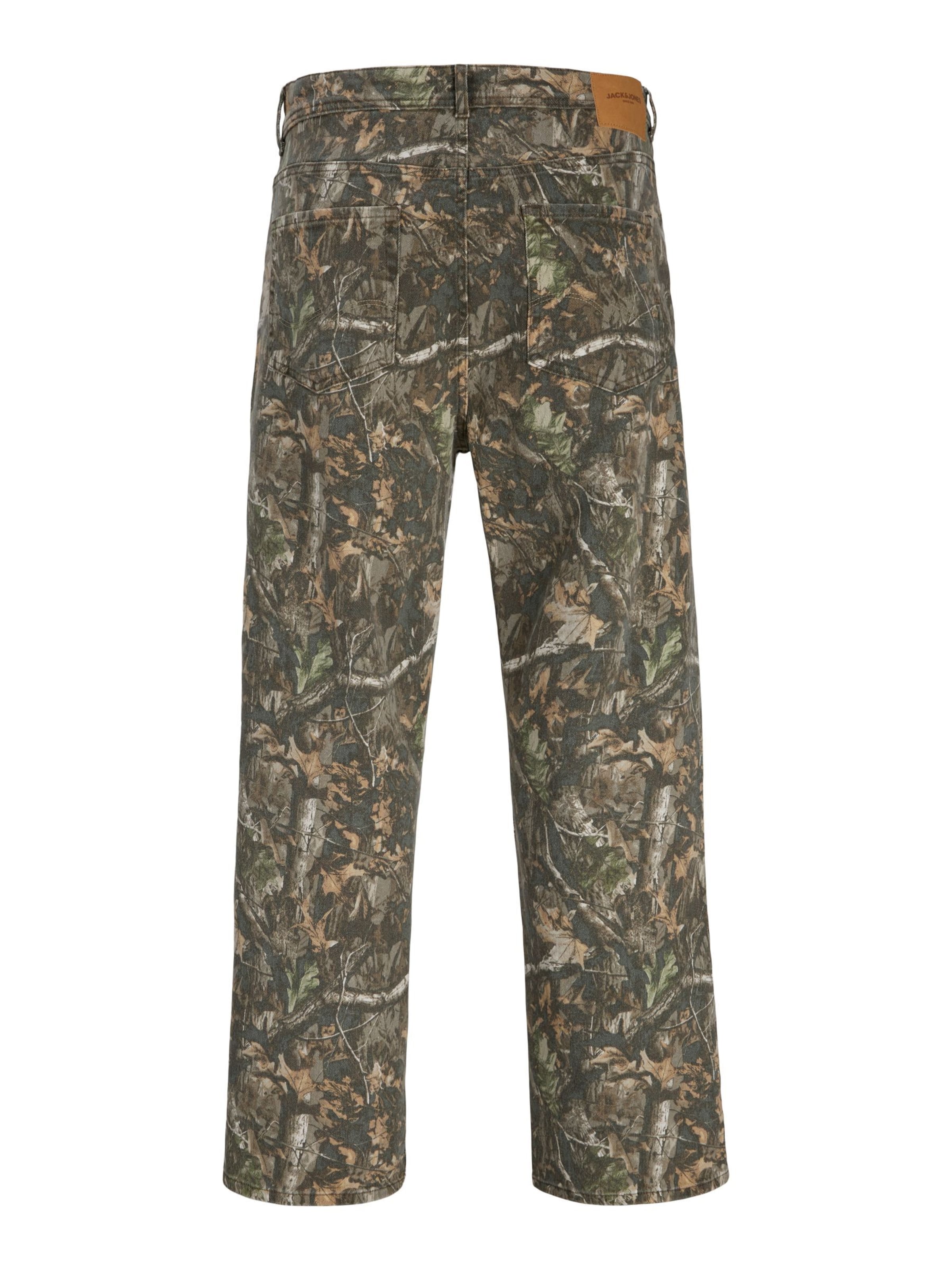 JACK & JONES Baggy Jeans 'JPSTAlex Antonio' in Green