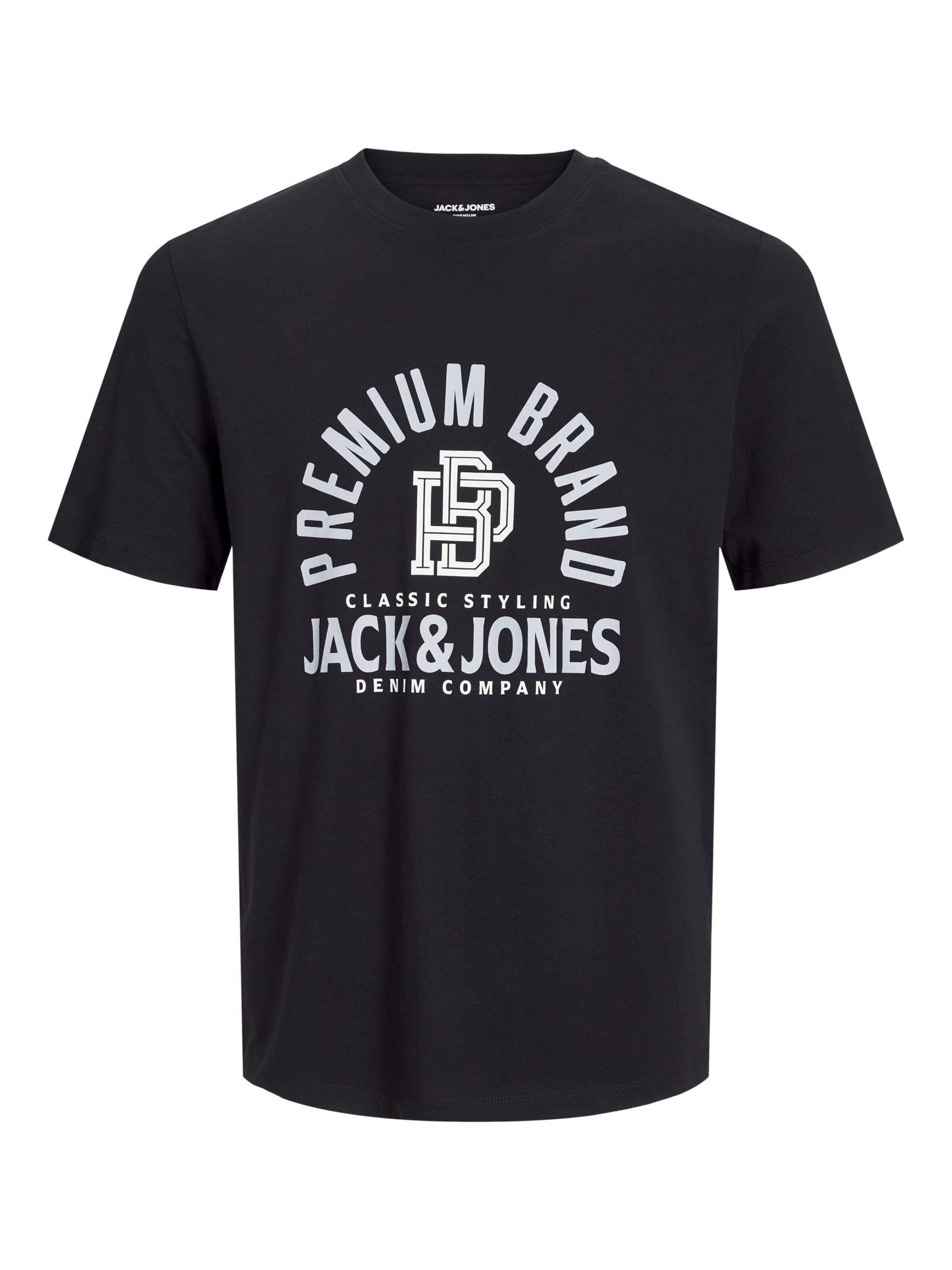 JACK & JONES Shirt in Zwart: voorkant