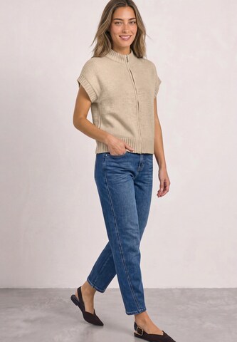 STREET ONE Knit Cardigan in Beige