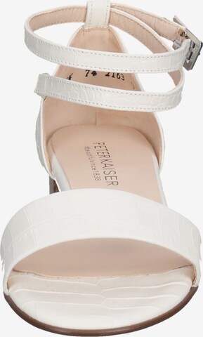 PETER KAISER Strap Sandals in White