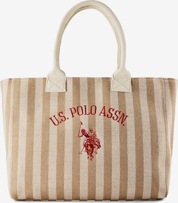 Sac bandoulière U.S. POLO ASSN. en marron : devant