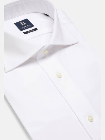 Coupe slim Chemise business Boggi Milano en blanc