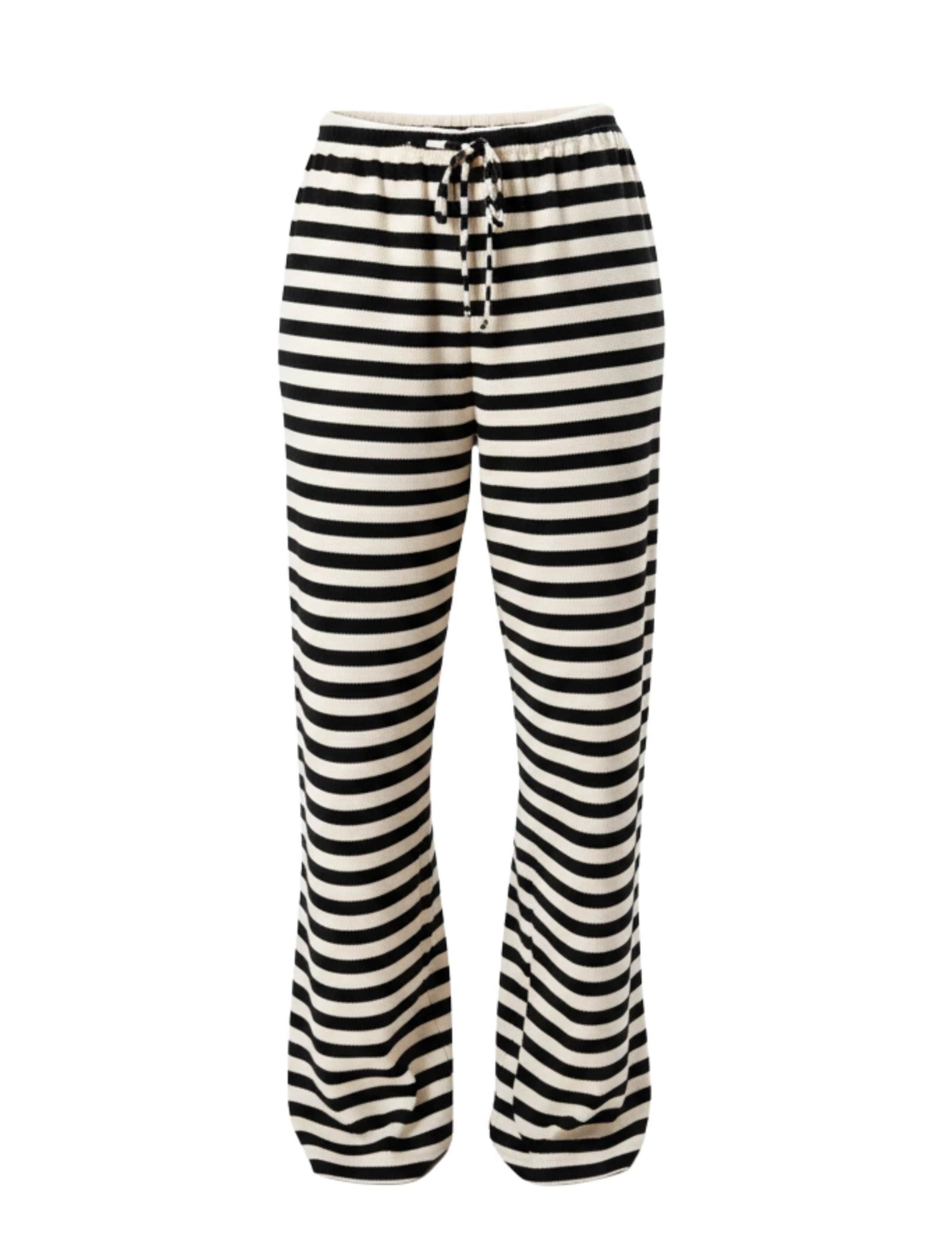 South Beach Pantalon en beige / noir, Vue avec produit