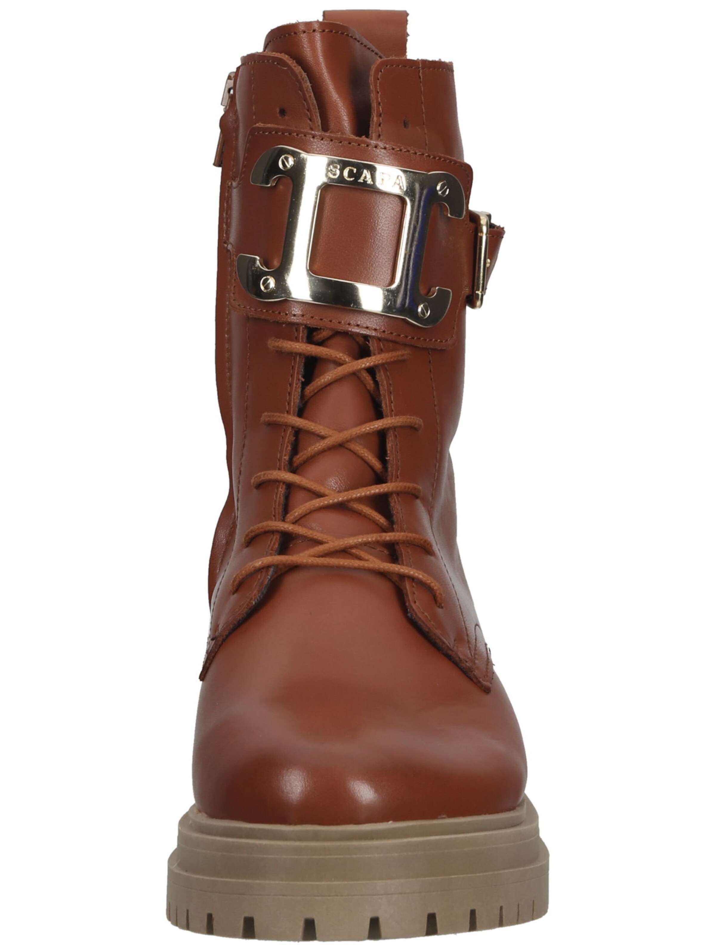 Bottines à lacets SCAPA en marron