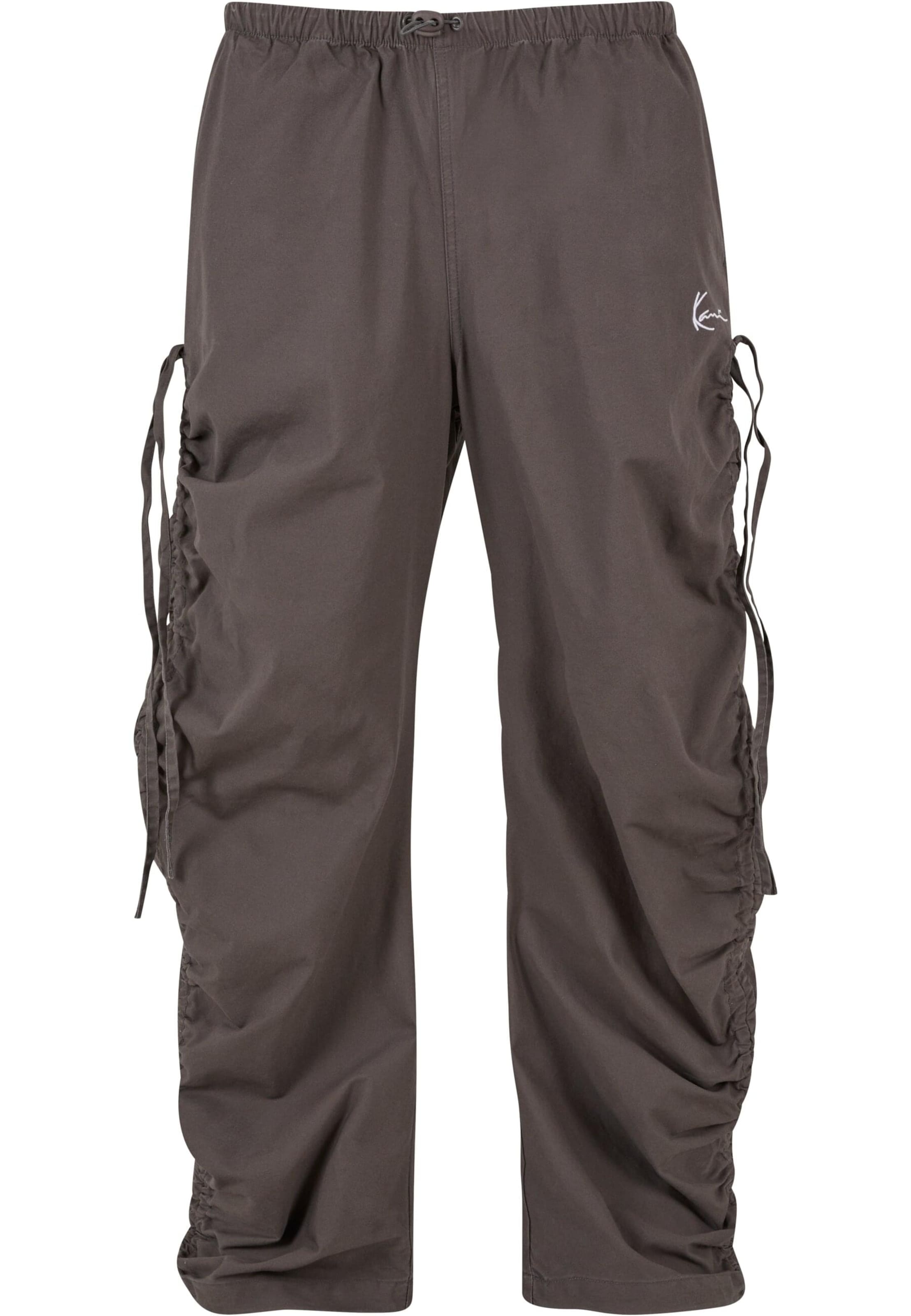 Karl Kani Regular Cargo trousers in Grey: front