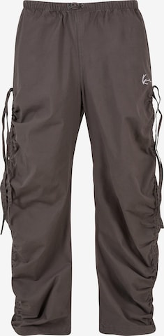 Regular Pantalon cargo Karl Kani en gris : devant