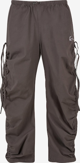 Laisvo stiliaus kelnės iš Karl Kani, spalva – antracito spalva / balta, Prekių apžvalga