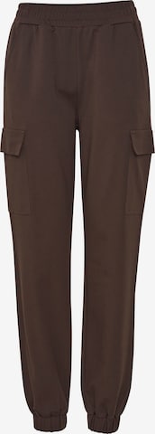 Fransa Slim fit Cargo Pants 'Lano' in Brown: front