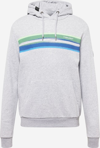 Ragwear Sweatshirt 'Hake' in Grijs: voorkant