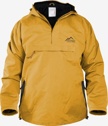 Veste outdoor 'Myrsky' normani en jaune : devant