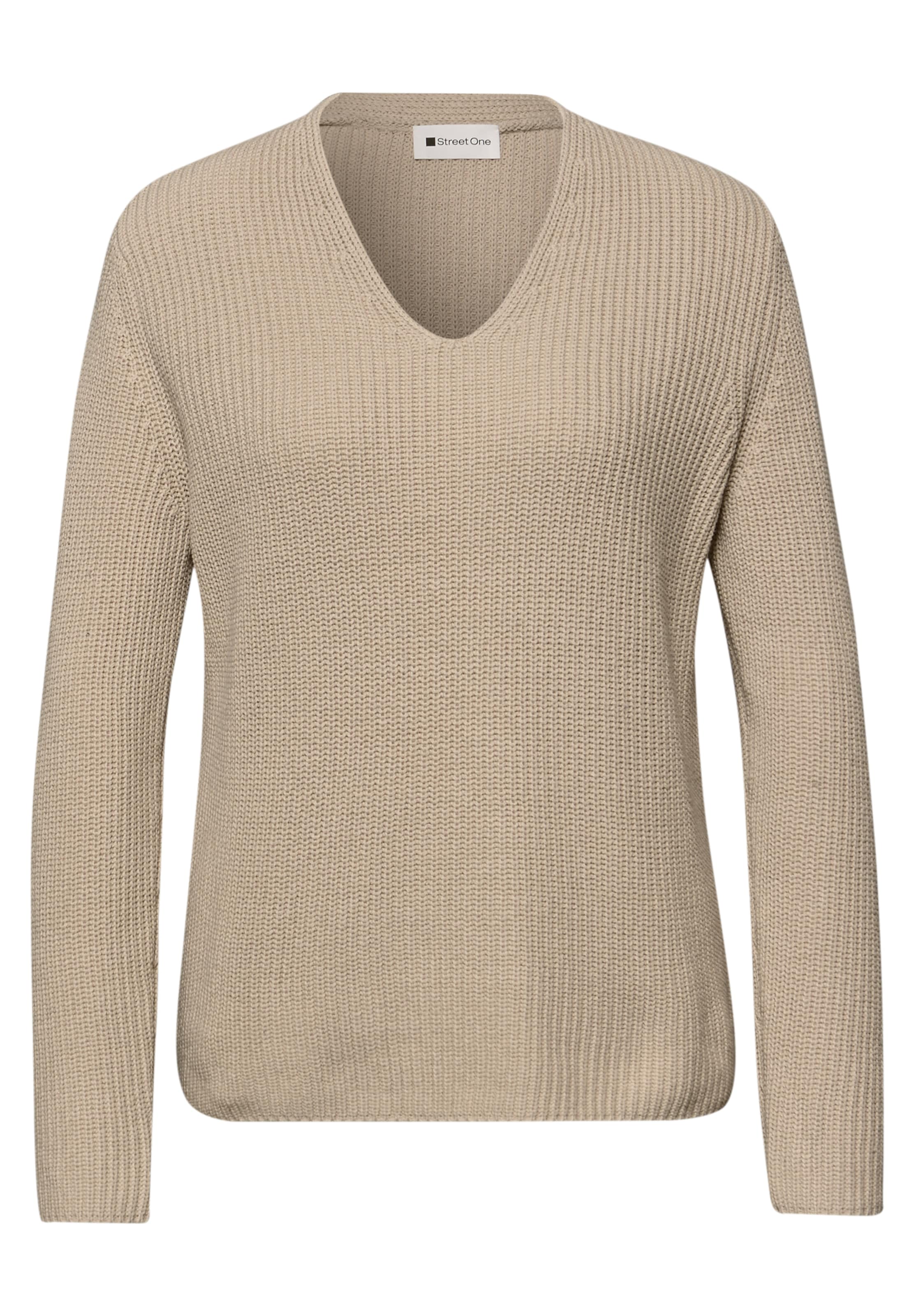 STREET ONE Pullover in Beige: Vorderseite