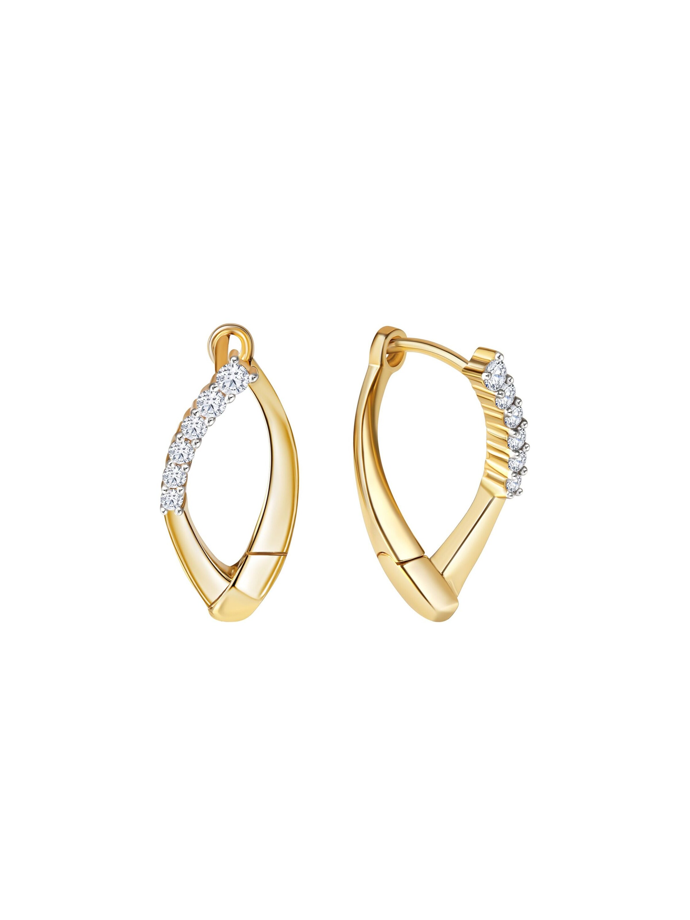 Fascination by Ellen K. Earrings in Gold: front