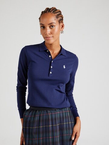 Polo Ralph Lauren Poloshirt 'JULIE' in Blau: Vorderseite