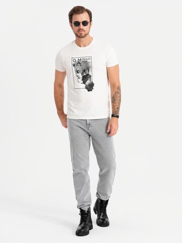 Ombre Shirt in White