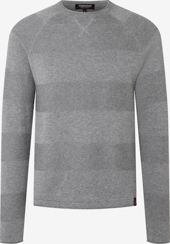 TIMEZONE Sweater in Grey: front