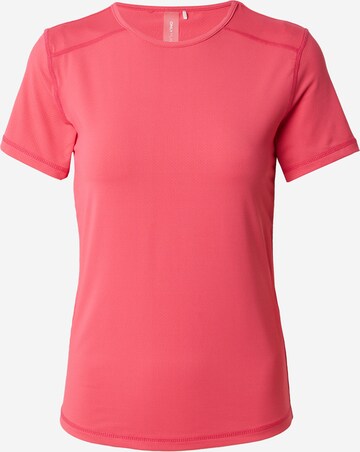 T-shirt fonctionnel 'MILA' ONLY PLAY en rose : devant