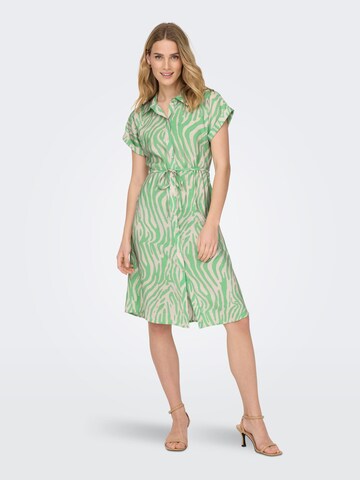 JDY Shirt dress 'Camille' in Green