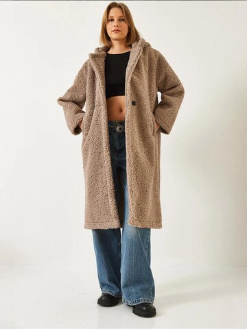 Bianco Lucci - Sobretudo meia-estação em castanho