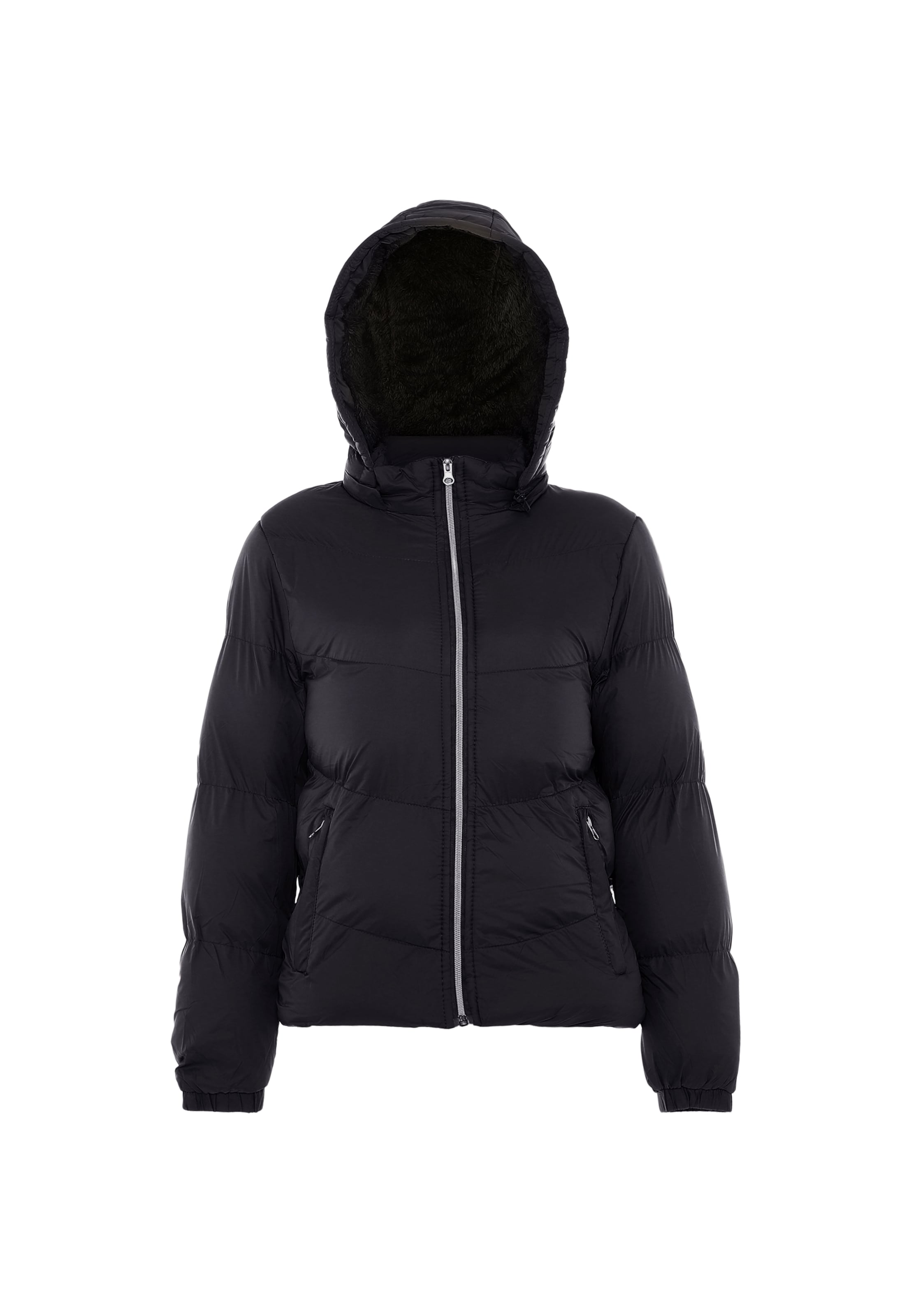 ROCKEASY Winter jacket in Black: front