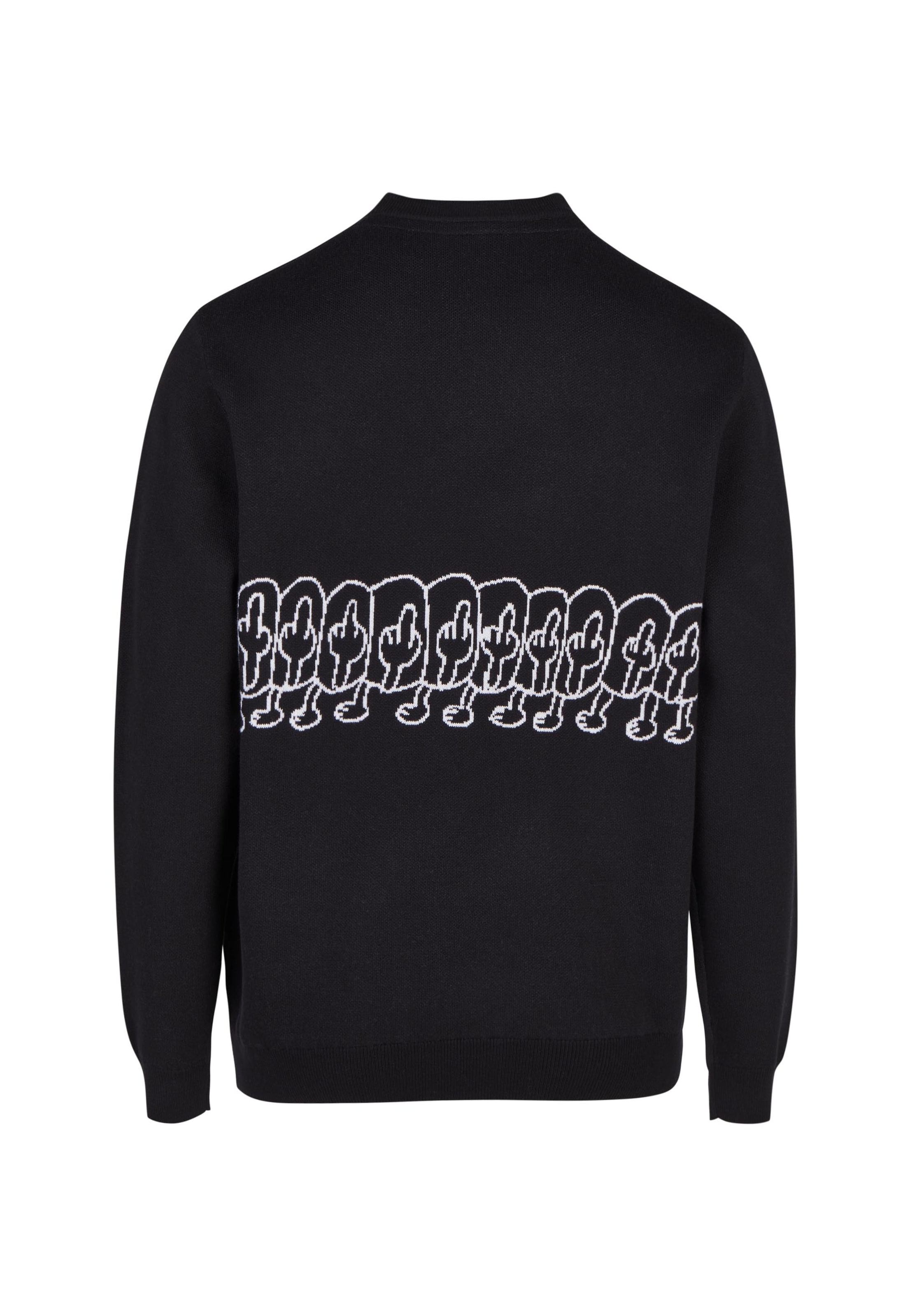 Cleptomanicx Sweater 'FUHUMANS' in Black