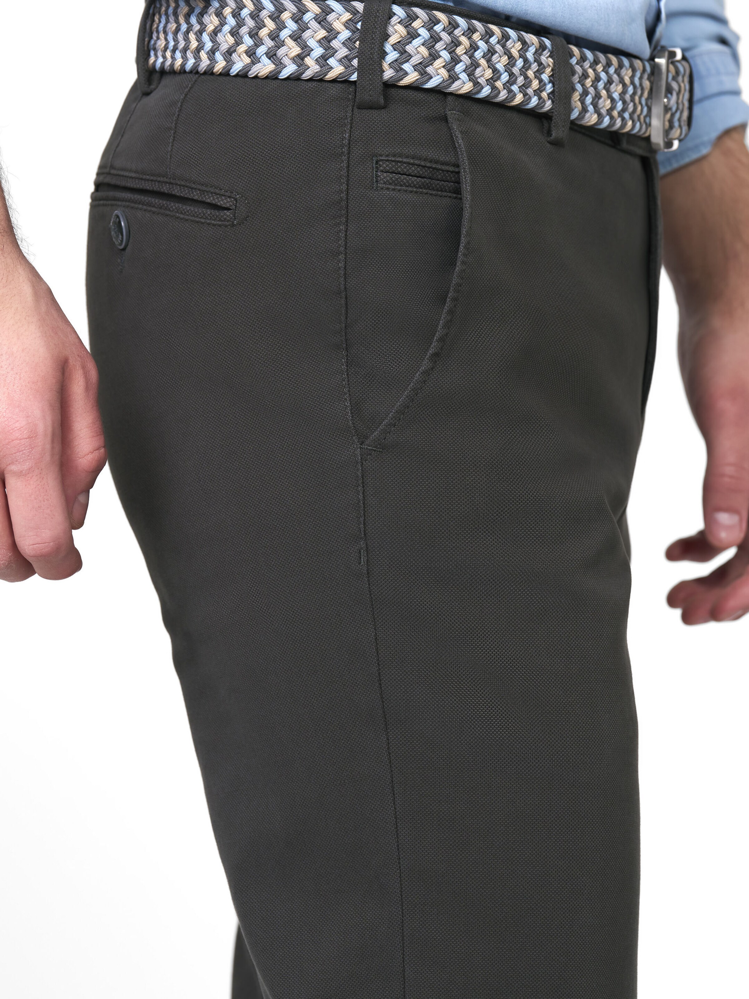 Regular Pantalon chino 'Bonn' MEYER en gris