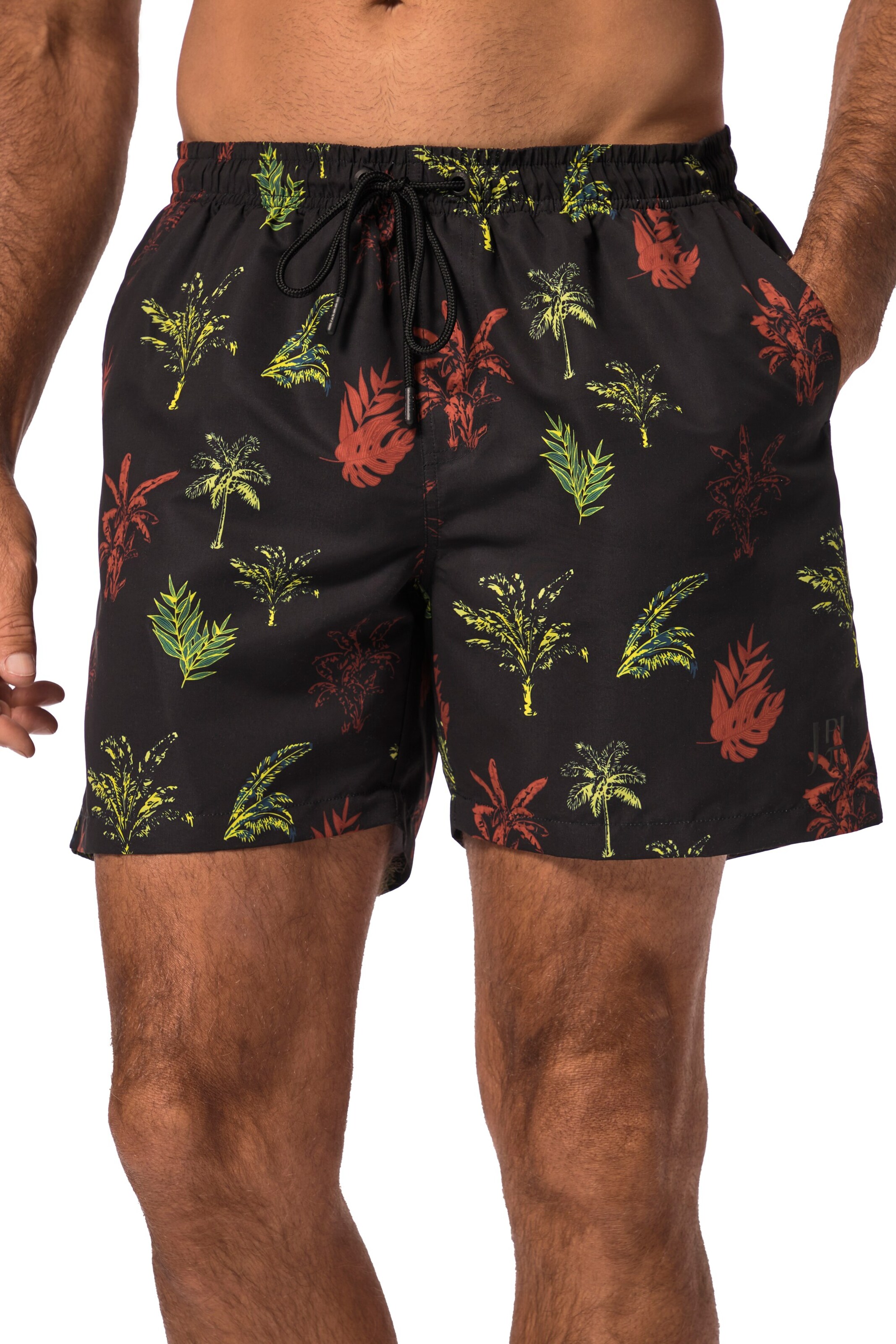 JAY-PI Zwemshorts in Zwart: voorkant