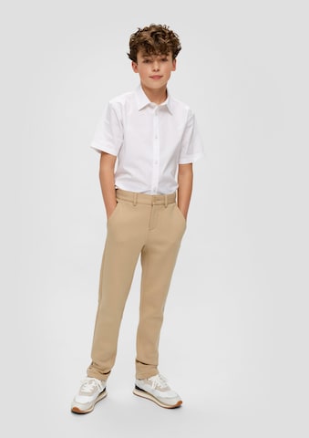 Coupe slim Pantalon s.Oliver en beige